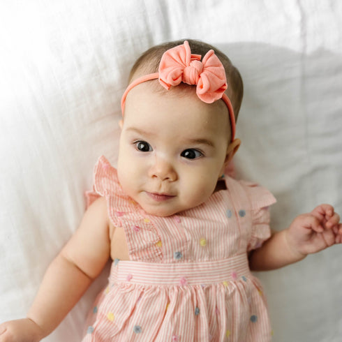 baby-fab-skinny-coral Baby Bling Bows clips headbands - Sophia's Style-